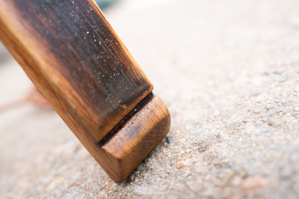 The Cooper’s Burn Mini - Charred Whisky Stave Table Lamp