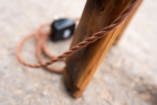 The Cooper’s Burn Mini - Charred Whisky Stave Table Lamp
