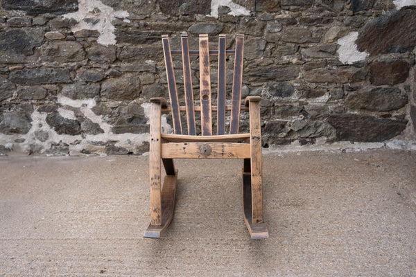 The Doran - Oak Whisky Rocking Chair