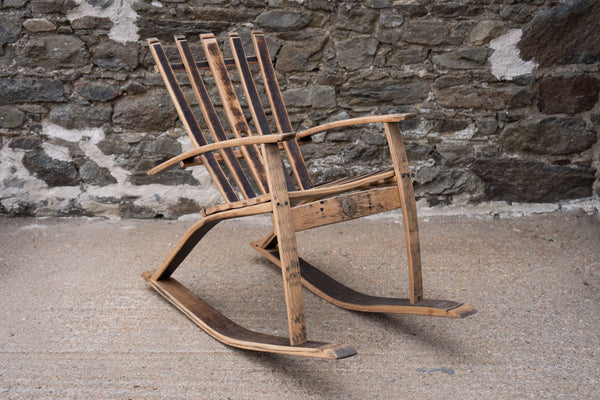 The Doran - Oak Whisky Rocking Chair