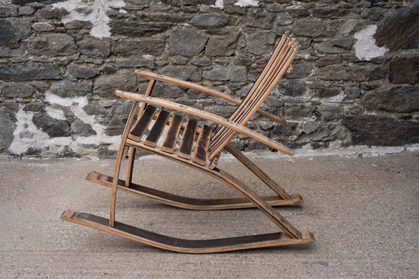 The Doran - Oak Whisky Rocking Chair