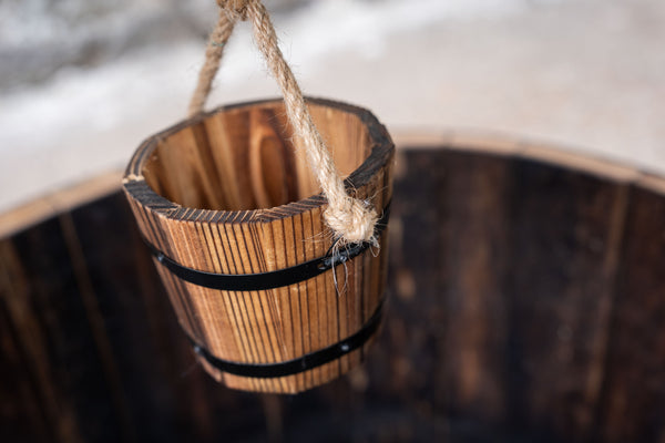 The Faerie Well - Oak Whisky Barrel Wishing Well