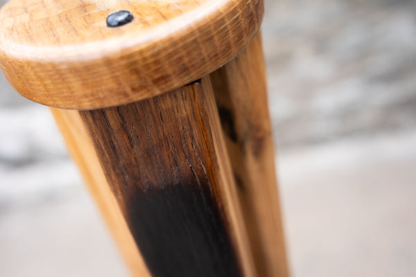 The Cooper’s Burn – Oak Whisky Barrel Standing Floor Lamp