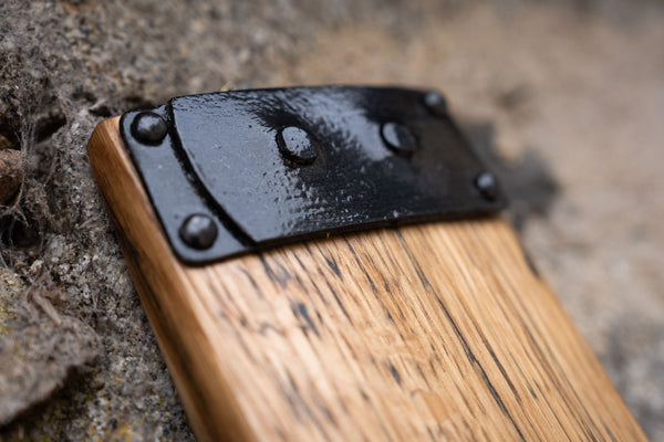 The Timekeeper - Oak Whisky Barrel Wall Clock
