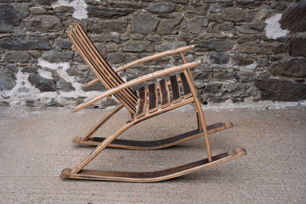 The Doran - Oak Whisky Rocking Chair