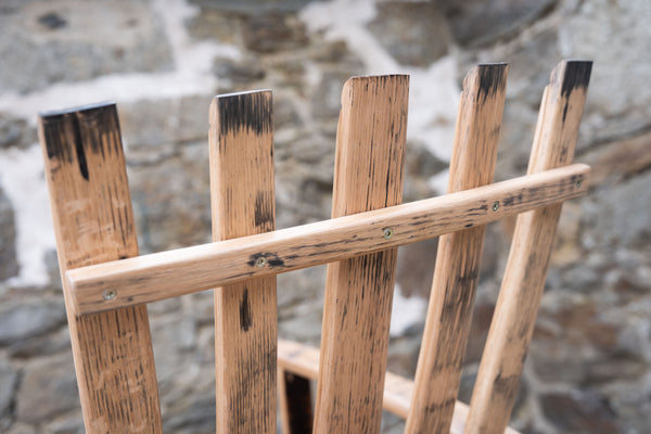 The Doran - Oak Whisky Rocking Chair
