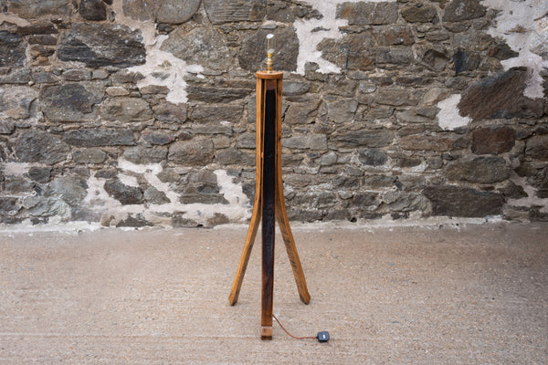 The Still Light – Oak Whisky Barrel Floor Lamp